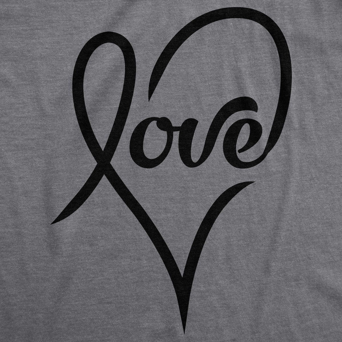 Love Cursive Heart Women's T Shirt product image 3