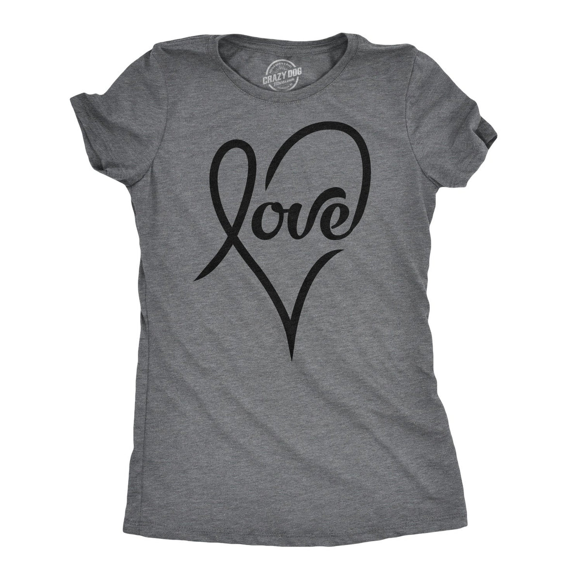 Love Cursive Heart Women's T Shirt product image 6