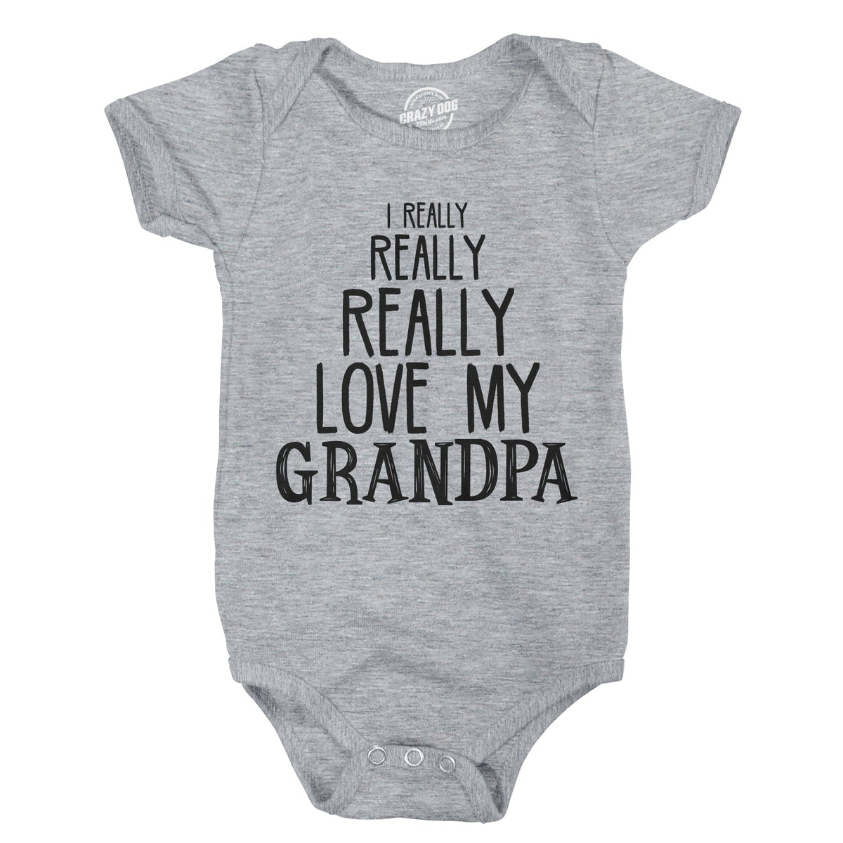 Really Love My Grandpa Baby Bodysuit