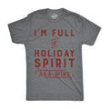 I'm Fully Of Holiday Spirit AKA Wine Men's T Shirt product image 1
