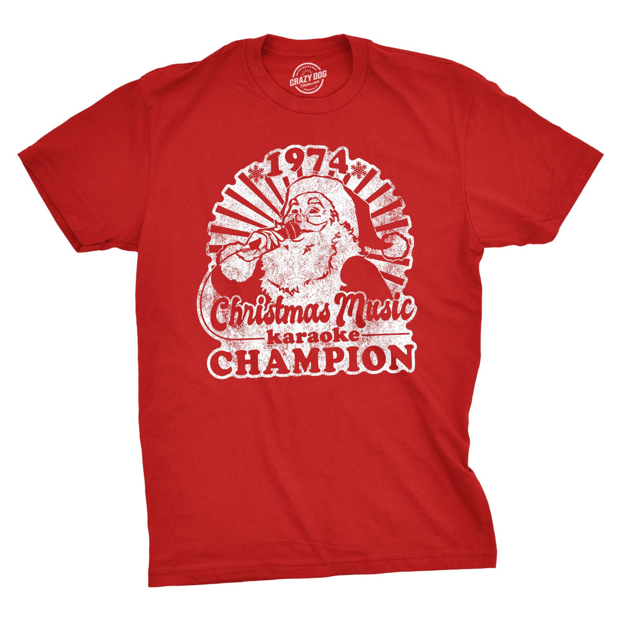Christmas Music Karaoke Champion Men's T Shirt product image 1