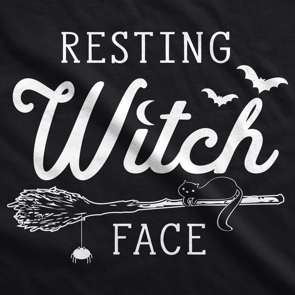Resting Witch Face Broomstick Women's T Shirt product image 2