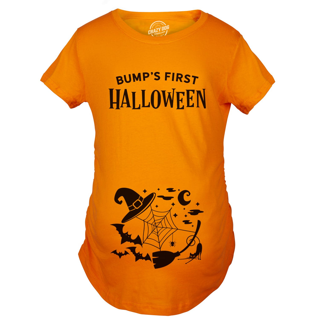 Bump's First Halloween Maternity T Shirt product image 4