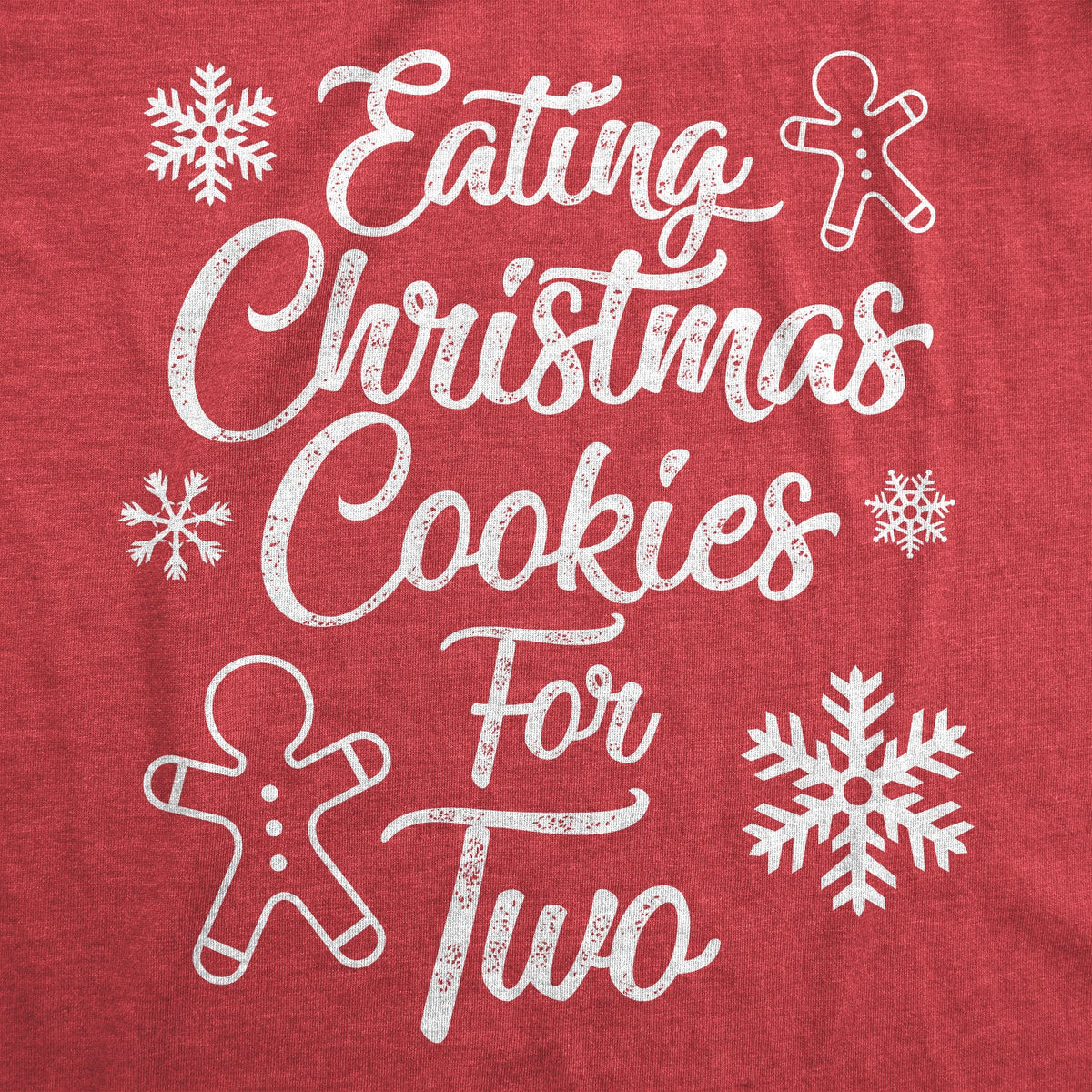 Eating Christmas Cookies For Two Maternity T Shirt product image 3