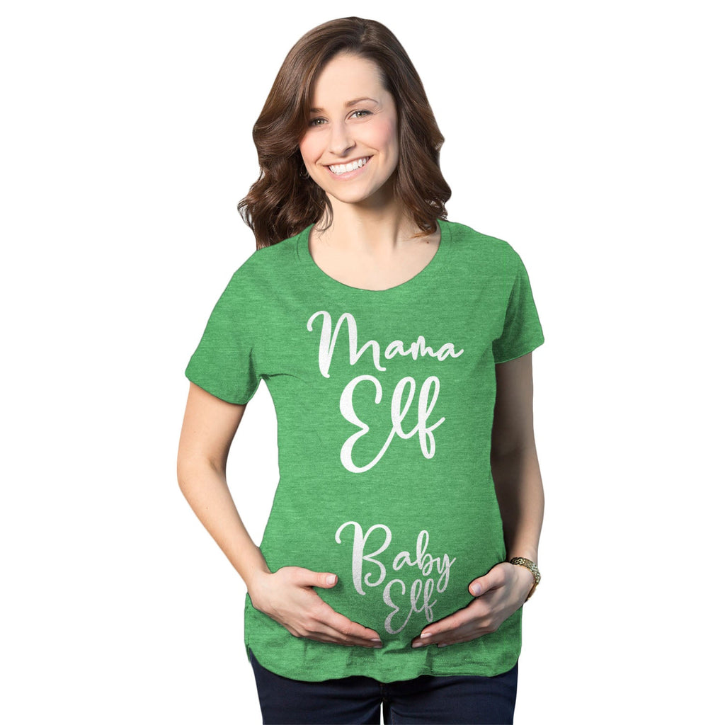 Mama Elf Baby Maternity T Shirt product image 1