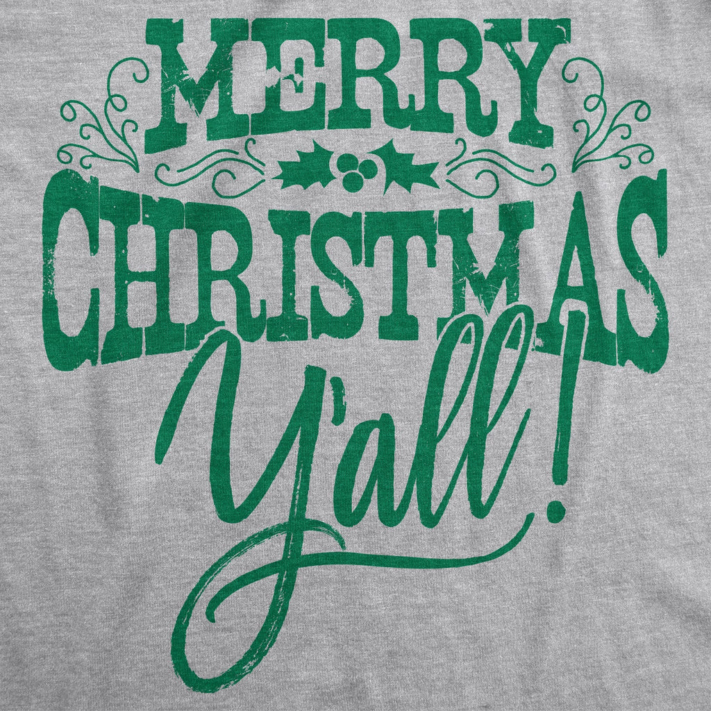 Merry Christmas Y'all Men's T Shirt product image 2