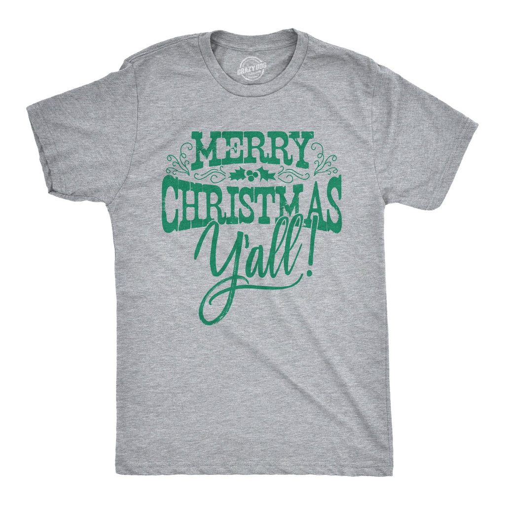 Merry Christmas Y'all Men's T Shirt product image 1