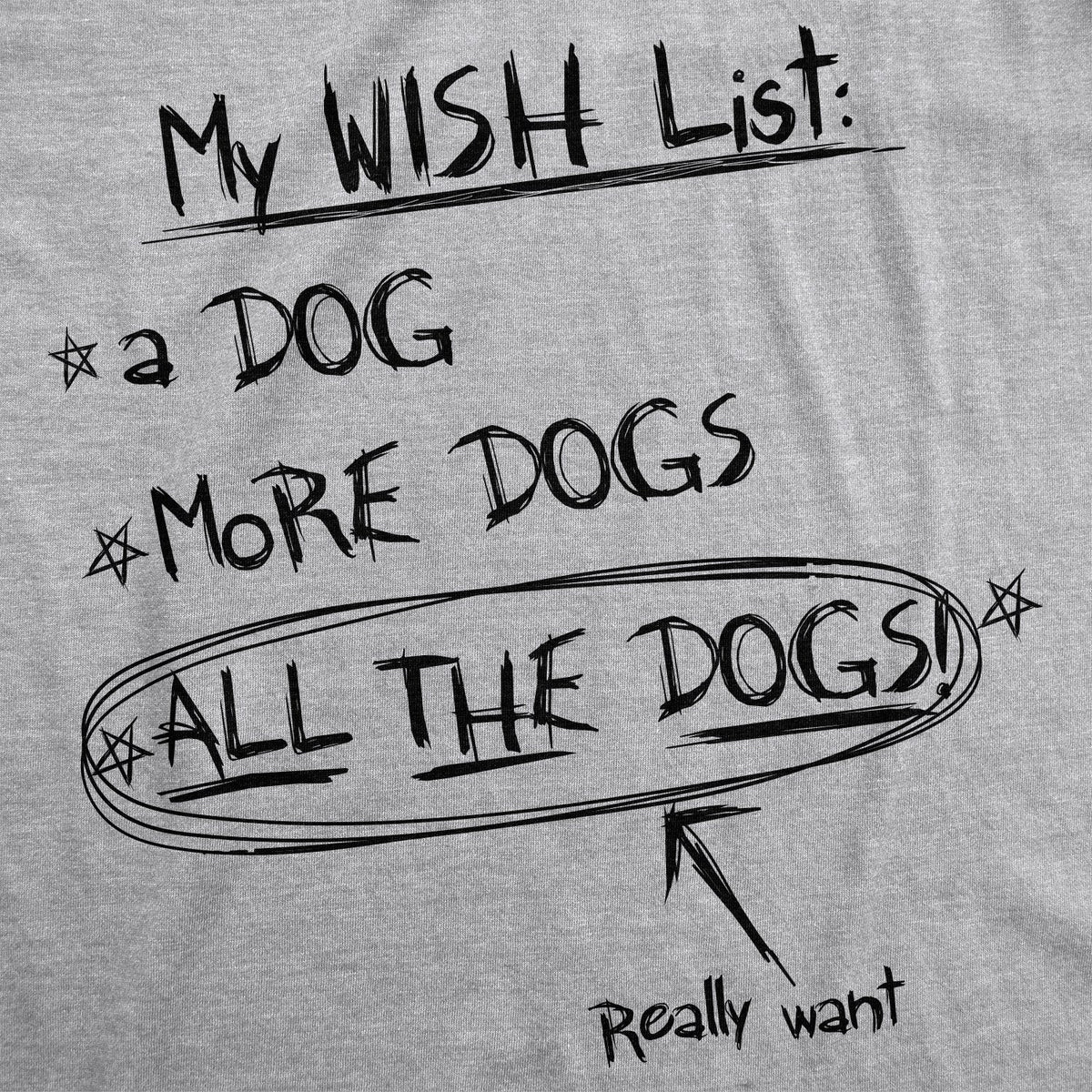 Wish List: All The Dogs Women's T Shirt product image 2