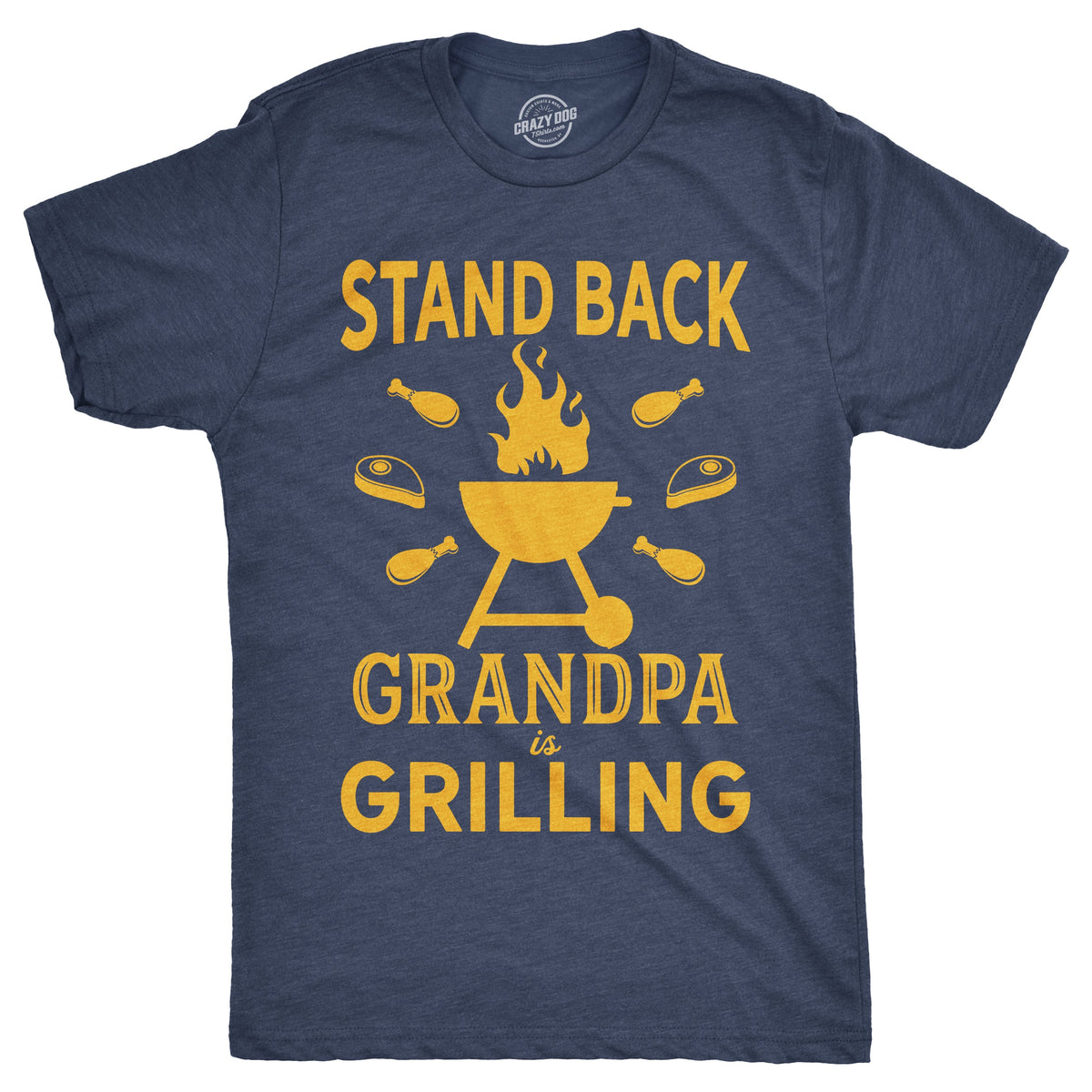 Stand Back Grandpa Is Grilling Men's T Shirt product image 1