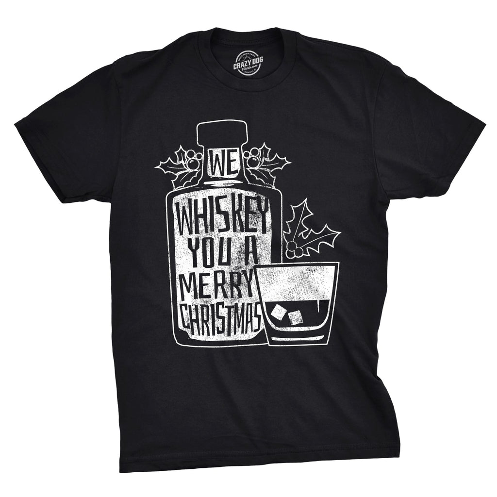 We Whiskey You A Merry Christmas Men's T Shirt product image 1
