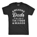 Awesome Dads Have Tattoos And Beards Men's T Shirt product image 1