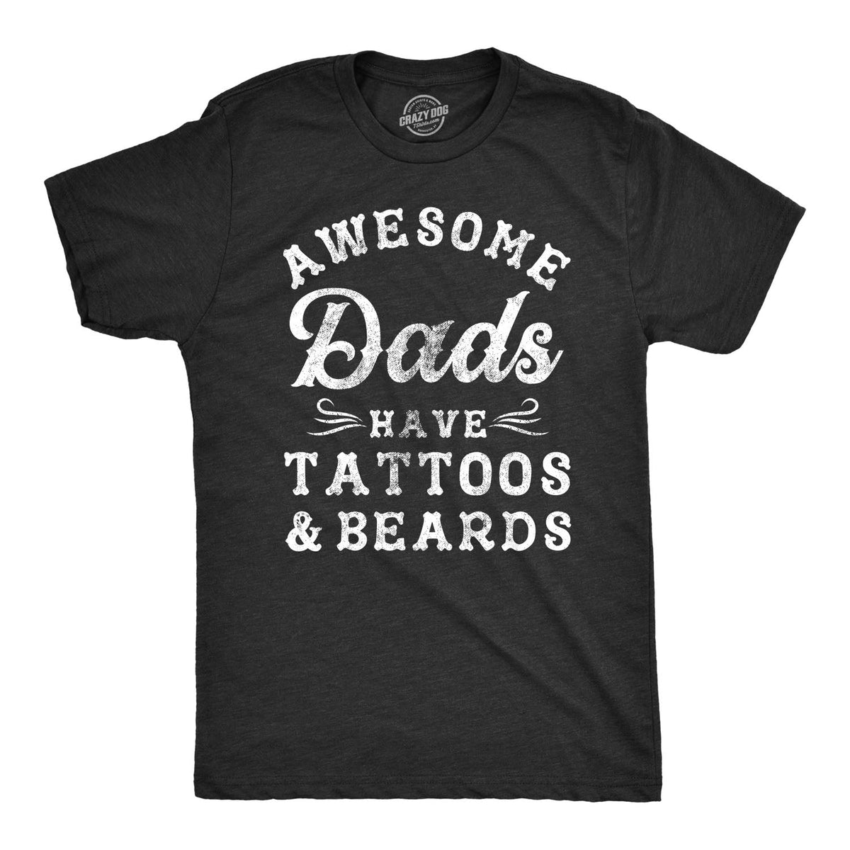 Awesome Dads Have Tattoos And Beards Men's T Shirt product image 1