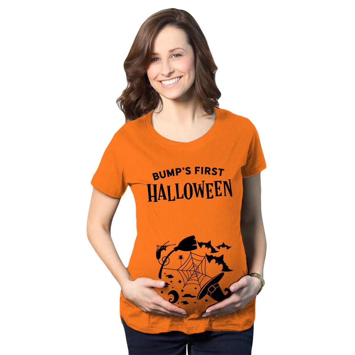 Bump's First Halloween Maternity T Shirt product image 1