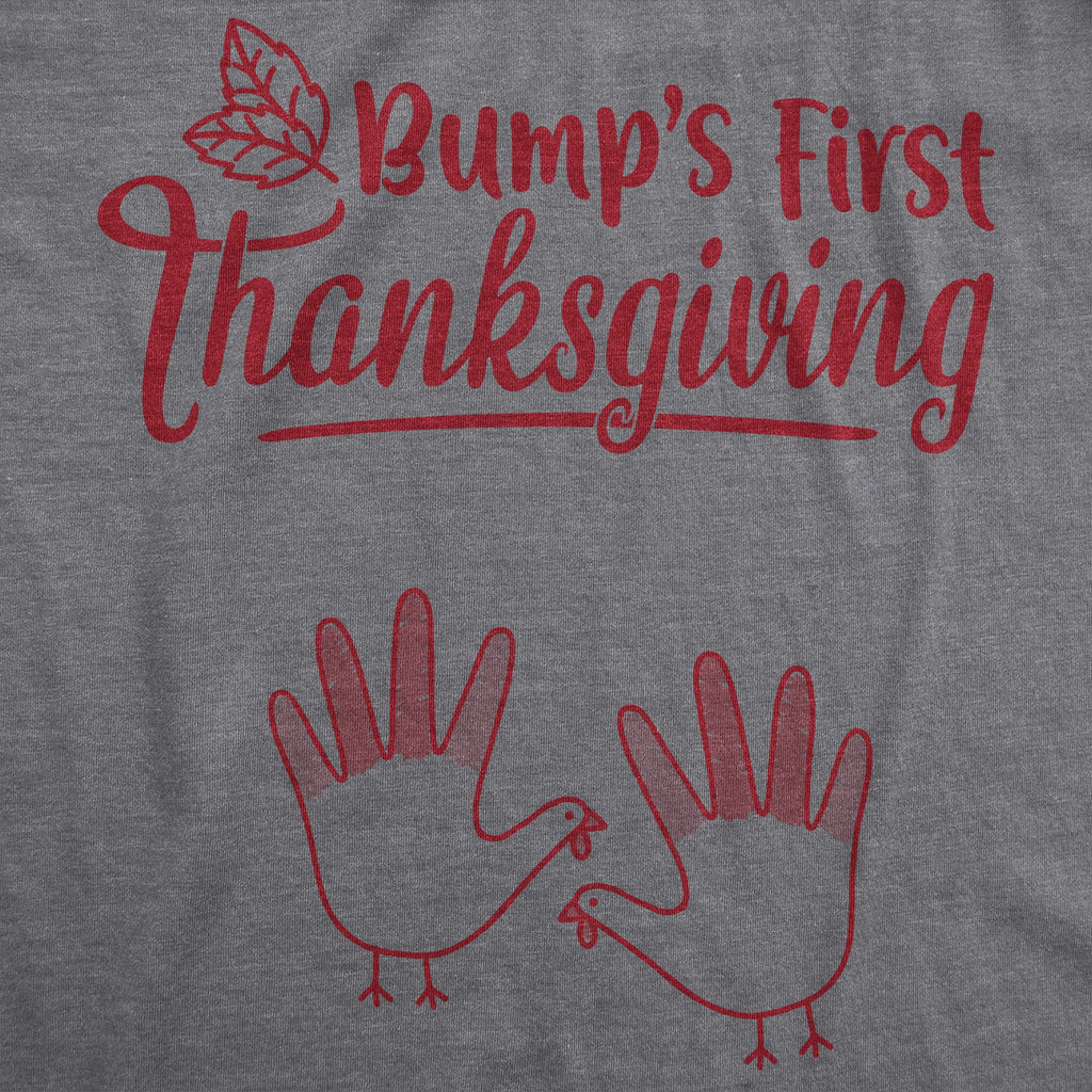 Bump's First Thanksgiving Maternity T Shirt product image 3