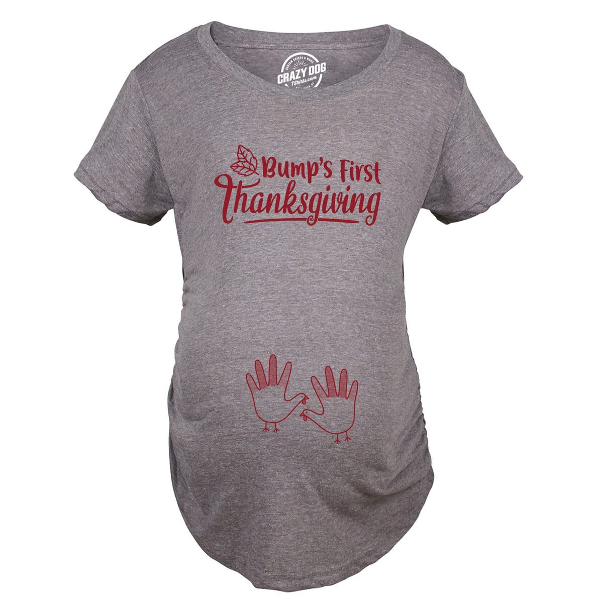 Bump's First Thanksgiving Maternity T Shirt product image 2
