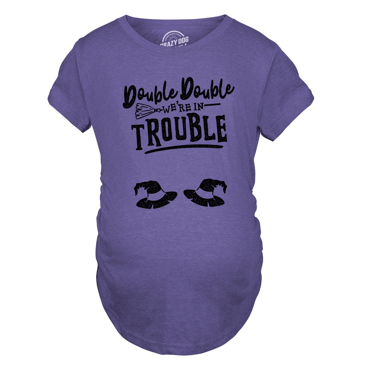 Double We're In Trouble Maternity T Shirt product image 2