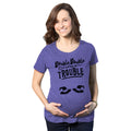 Double We're In Trouble Maternity T Shirt product image 1