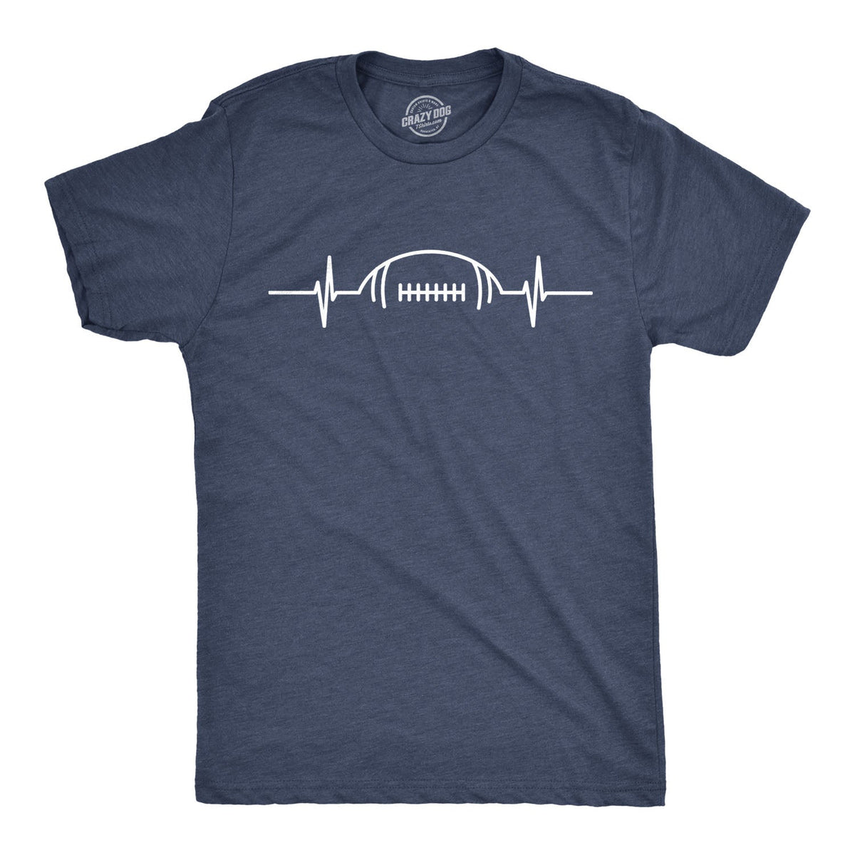 Football Heart Rate Men's T Shirt product image 1