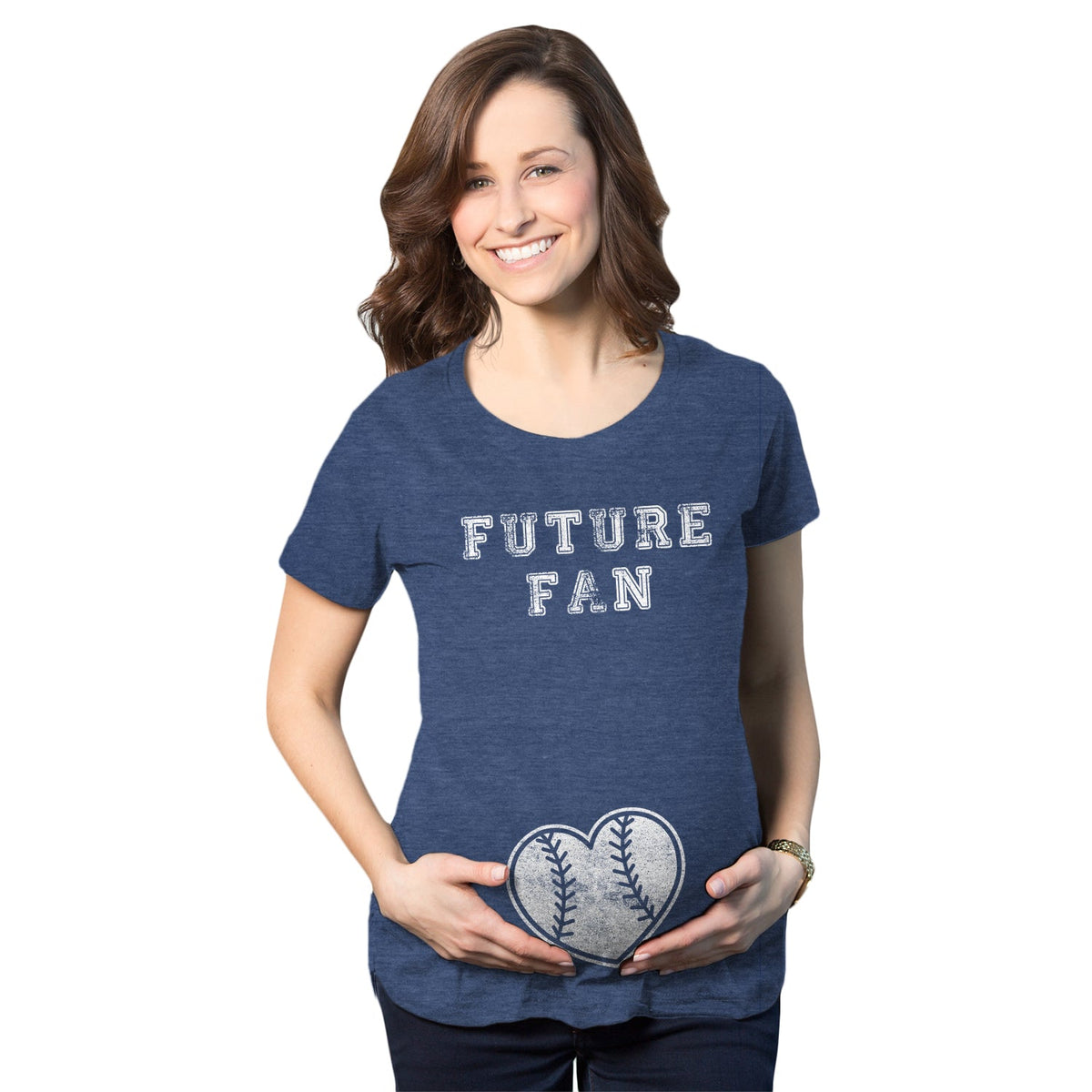 Future Baseball Fan Maternity T Shirt product image 1