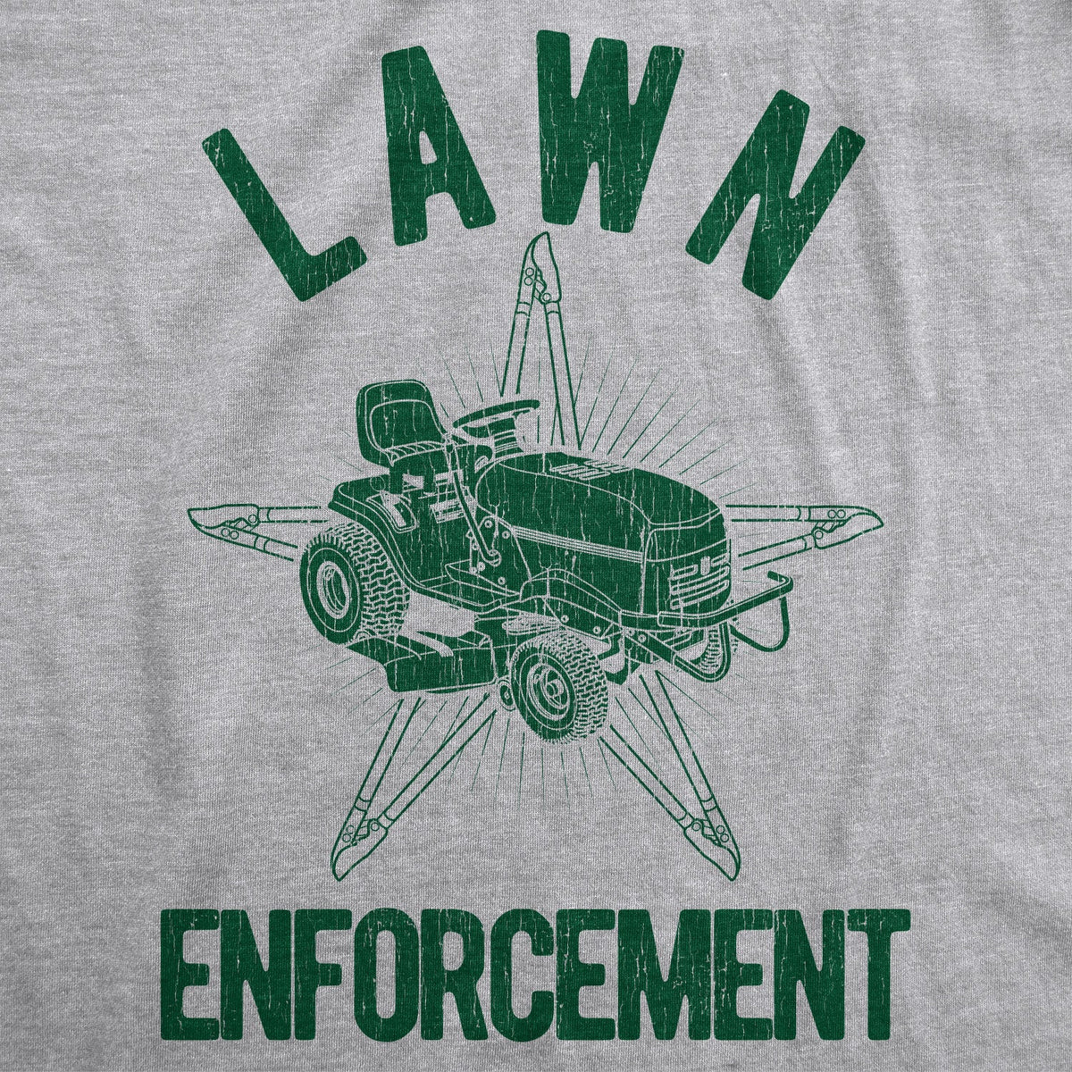 Lawn Enforcement Men's T Shirt product image 3