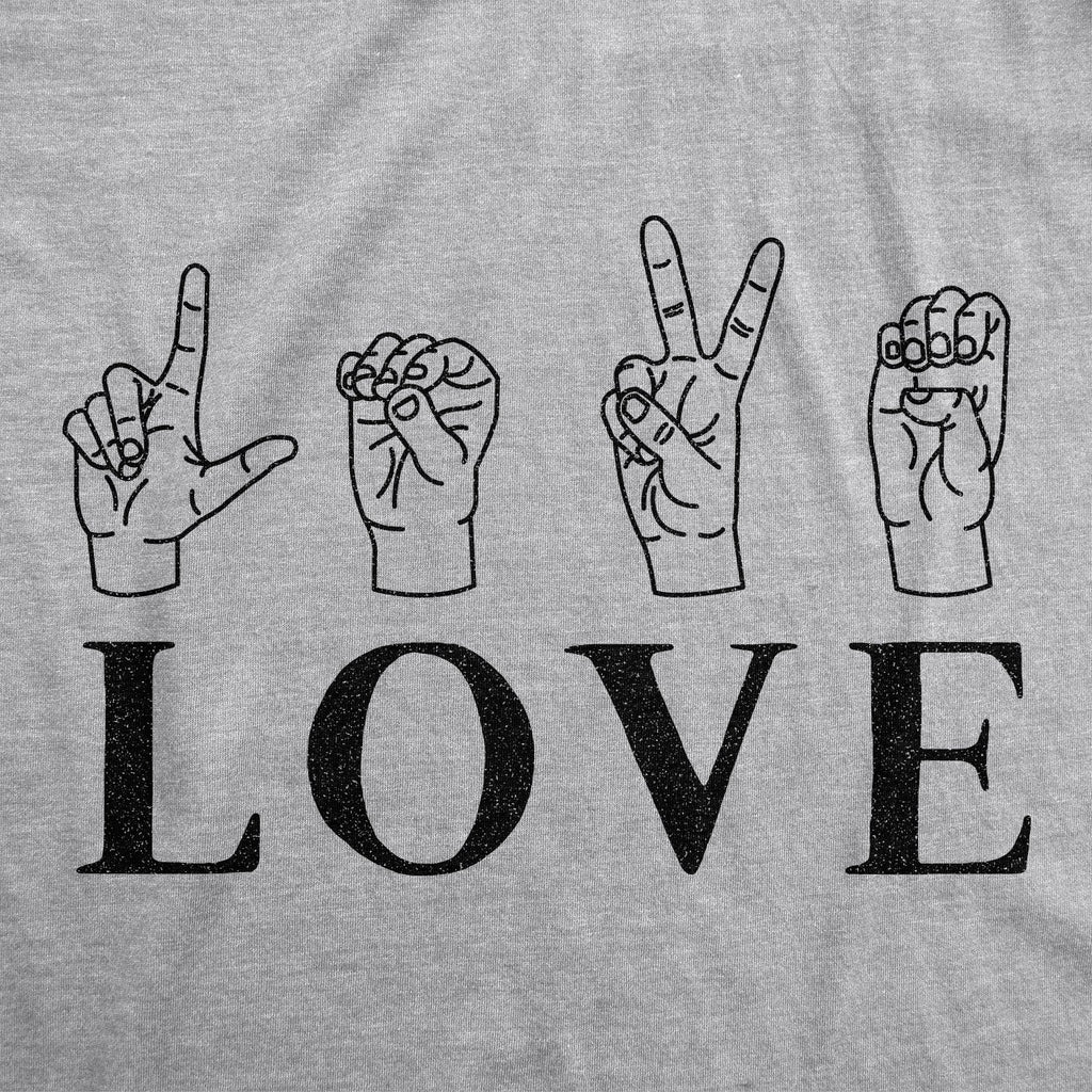 Love Sign Language Women's T Shirt product image 3