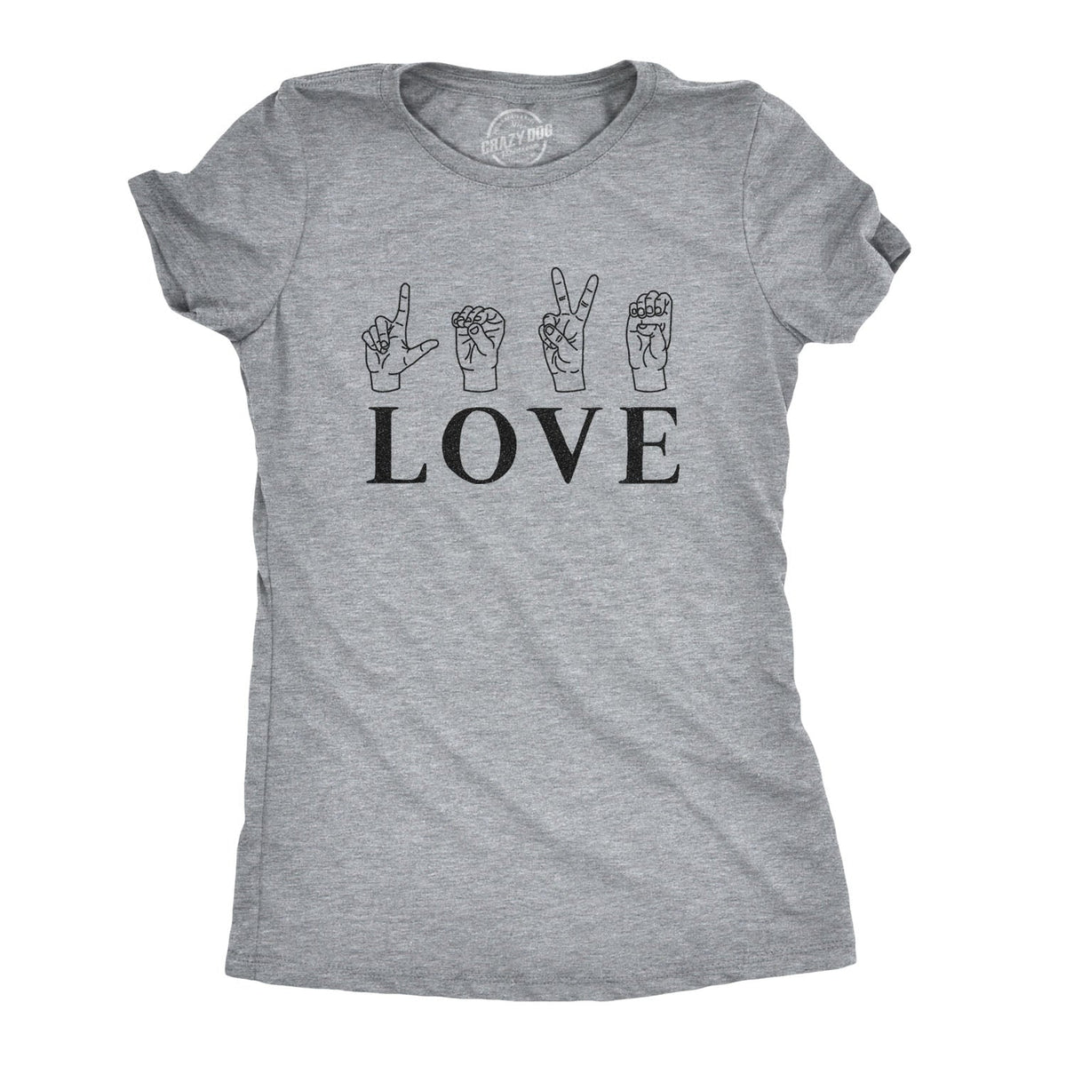 Love Sign Language Women's T Shirt product image 1
