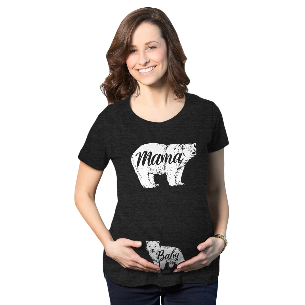 Mama And Baby Bear Maternity T Shirt product image 1