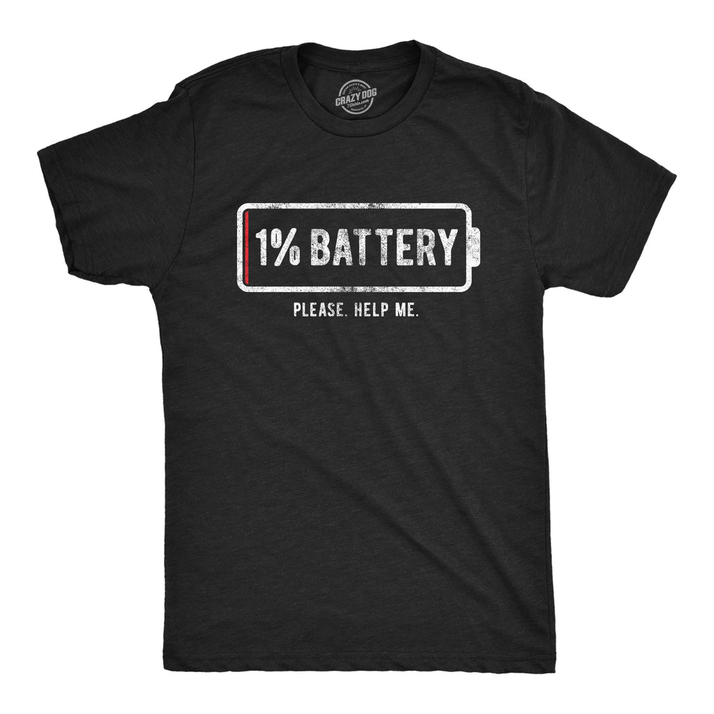 1% Battery Men's T Shirt product image 1