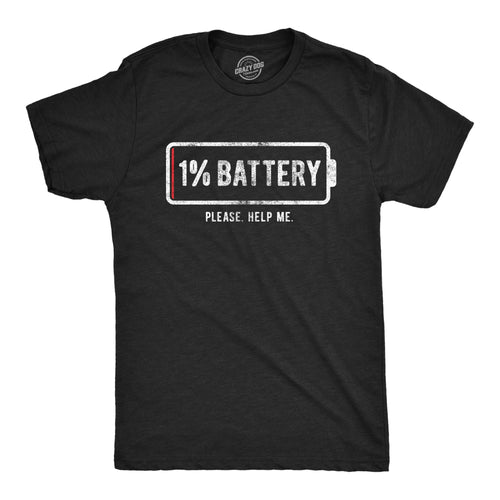 1% Battery Men's T Shirt product image 1