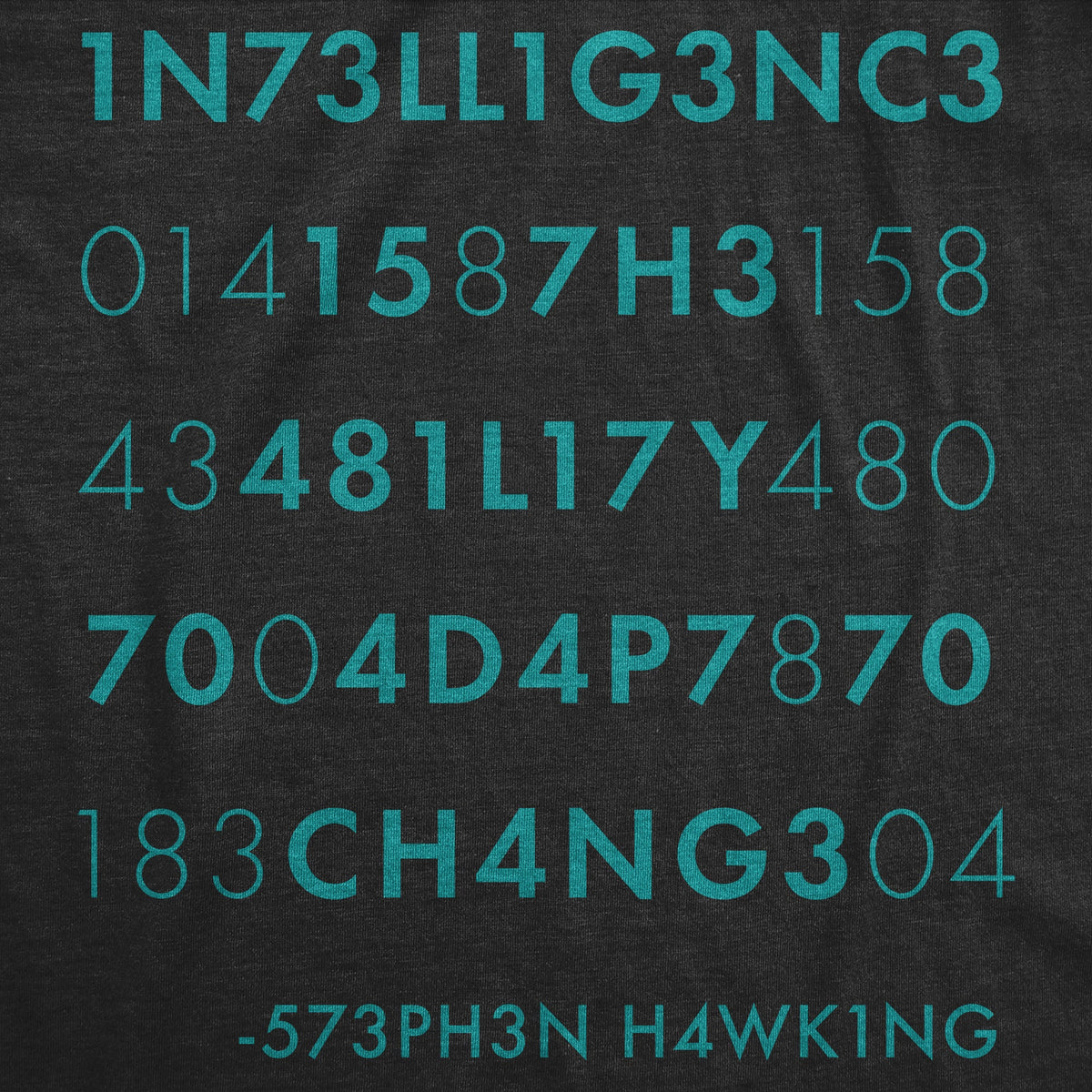 1N73LL1G3NC3 Men's T Shirt product image 3