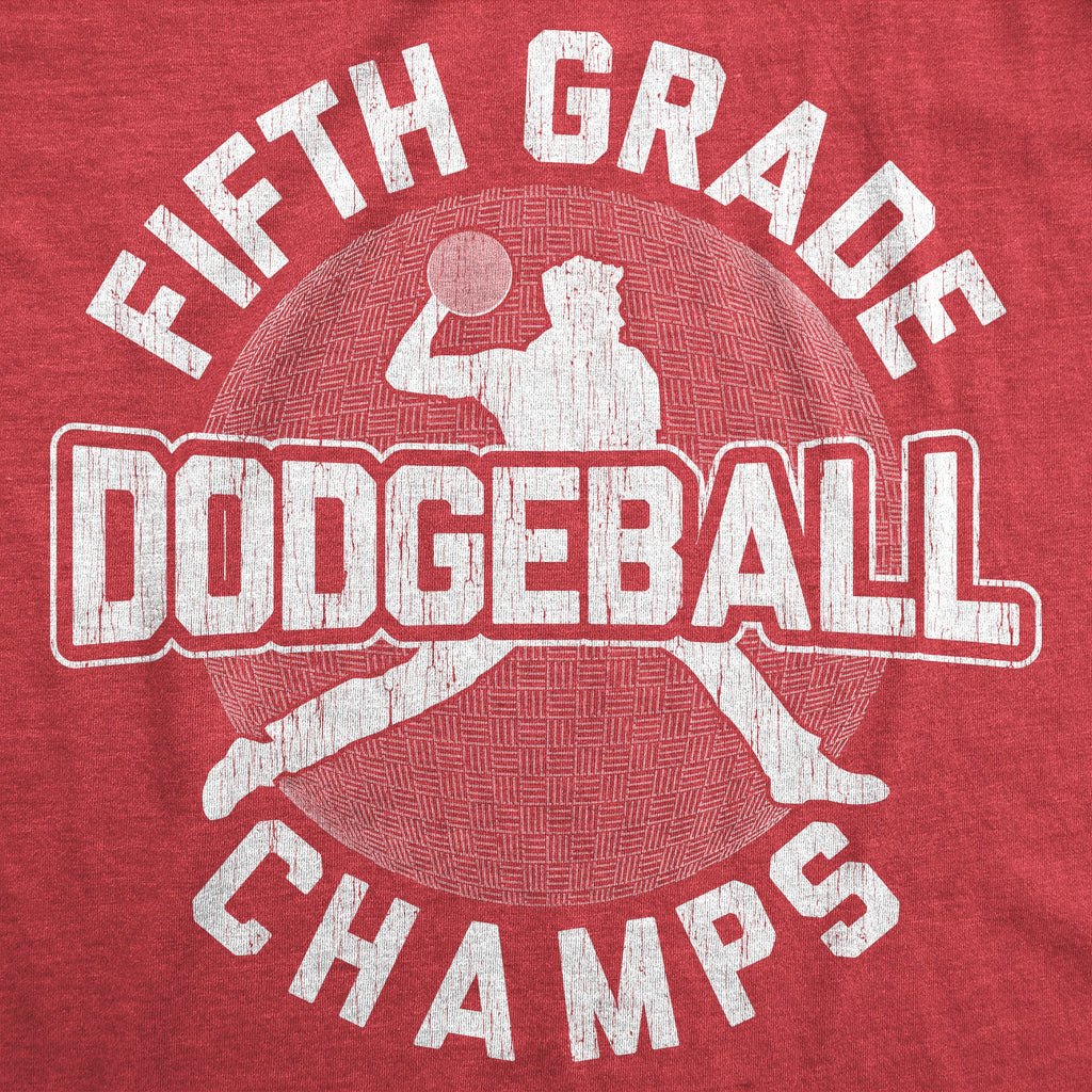Fifth Grade Dodgeball Champs Men's T Shirt product image 2