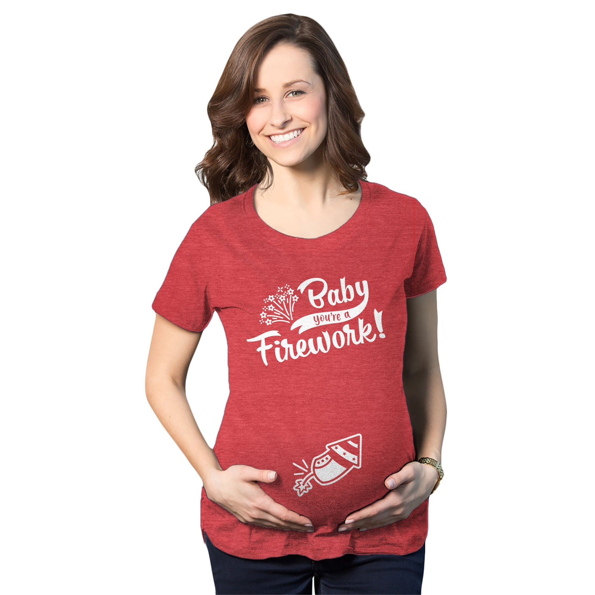 Baby You're A Firework Maternity T Shirt product image 1