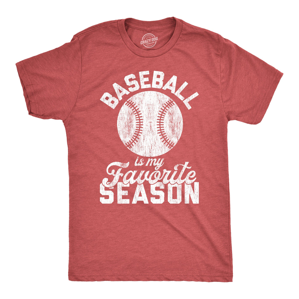 Baseball Is My Favorite Season Men's T Shirt product image 1