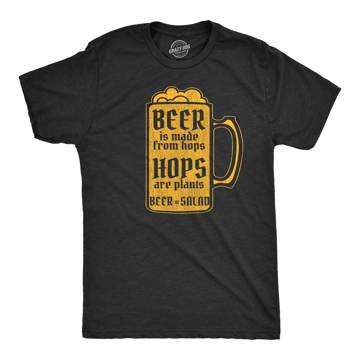Beer Equals Salad Men's T Shirt product image 1
