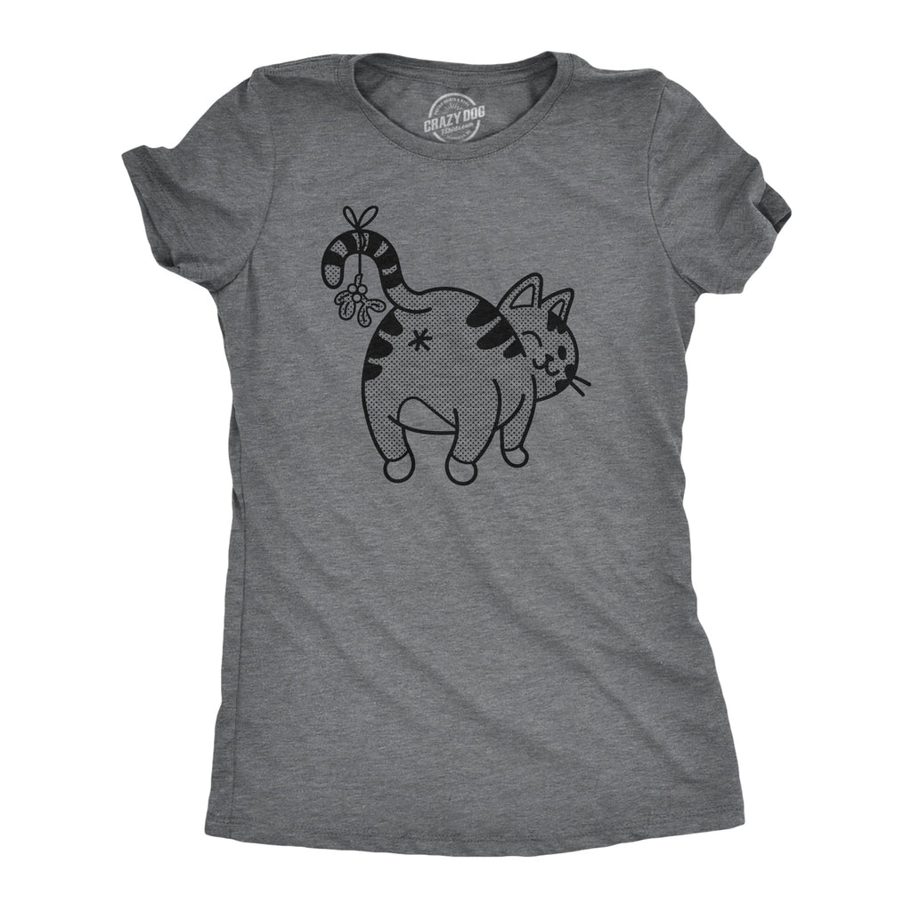 Mistletoe Cat Butt Women's T Shirt product image 1