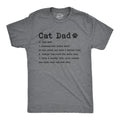 Cat Dad Definition Men's T Shirt product image 1