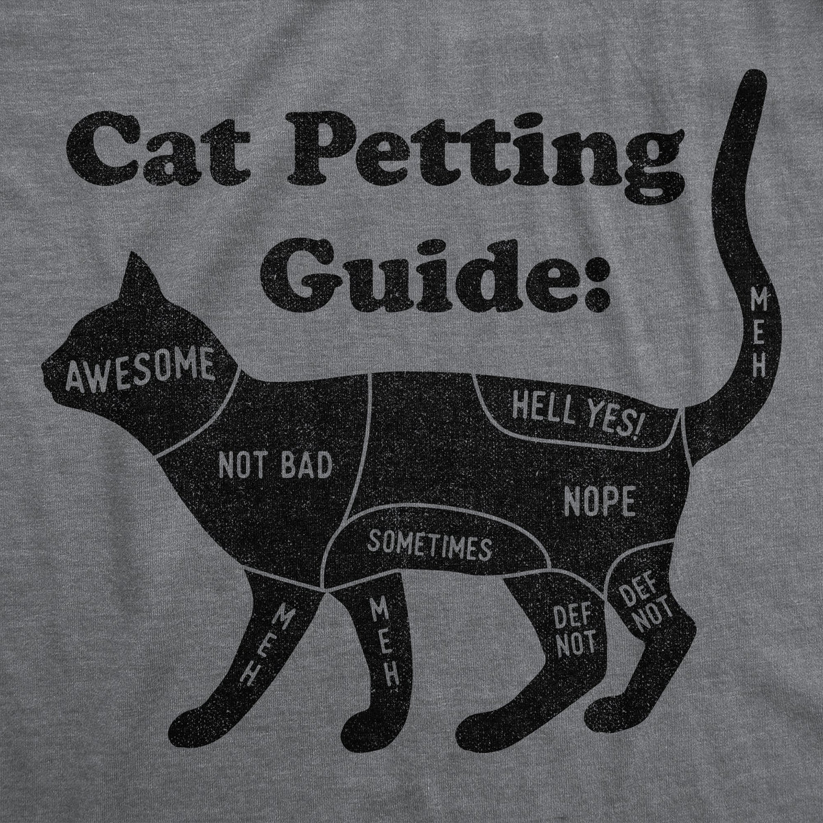 Cat Petting Guide Men's T Shirt product image 2
