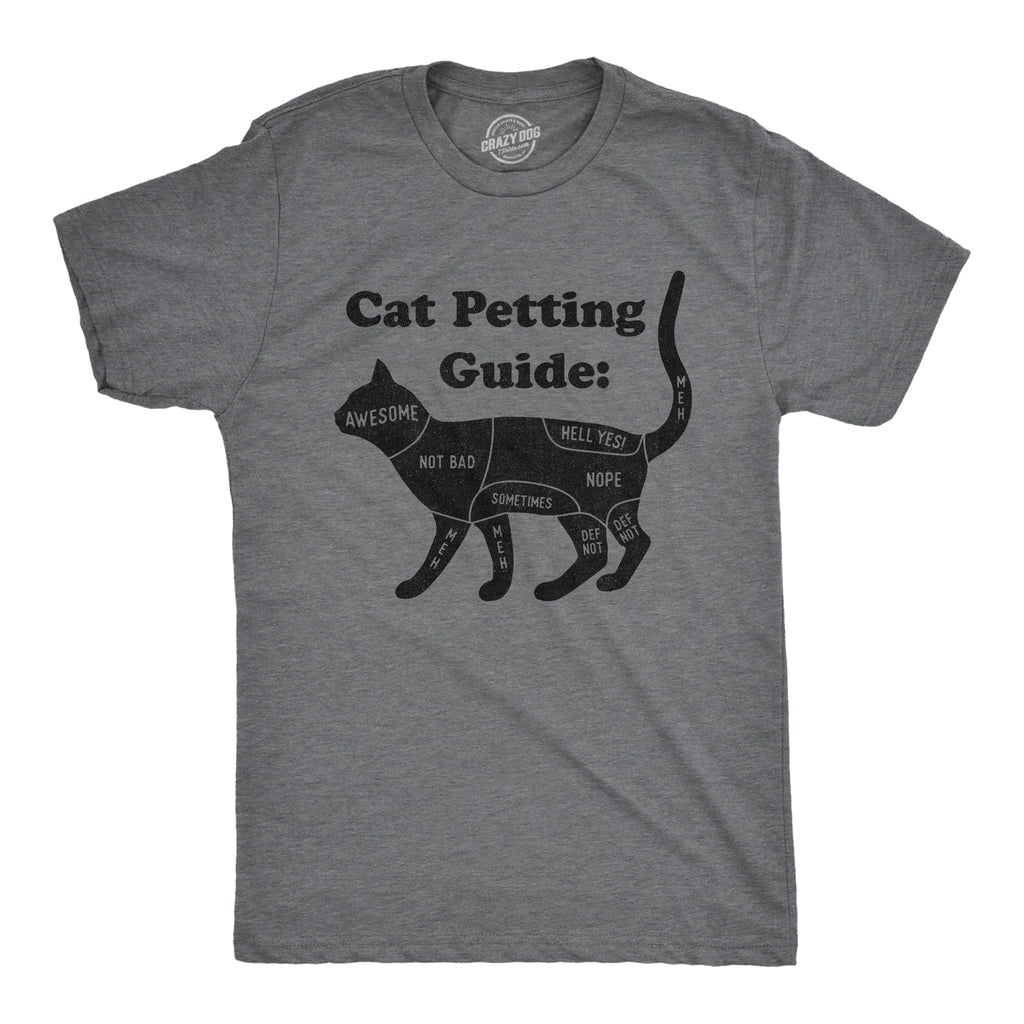 Cat Petting Guide Men's T Shirt product image 1