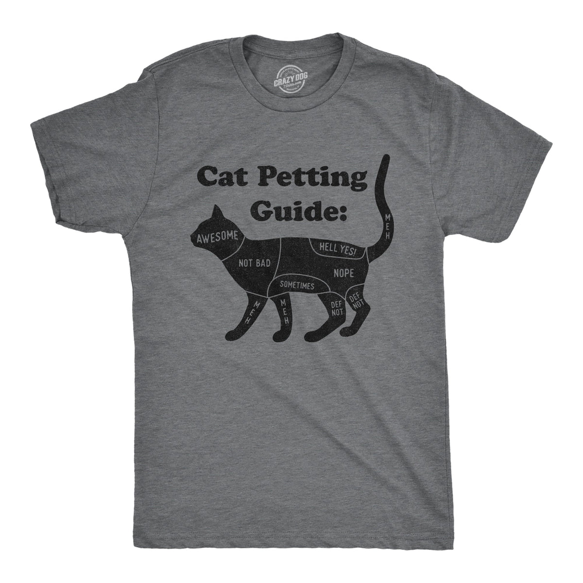 Cat Petting Guide Men's T Shirt product image 1
