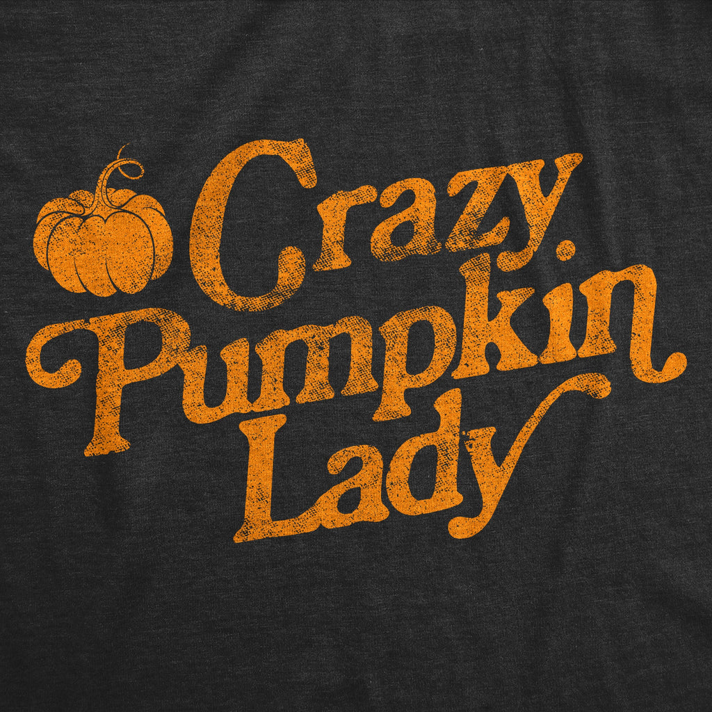 Crazy Pumpkin Lady Women's T Shirt product image 2