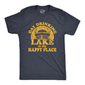Day Drinking On The Lake Is My Happy Place Men's T Shirt product image 1