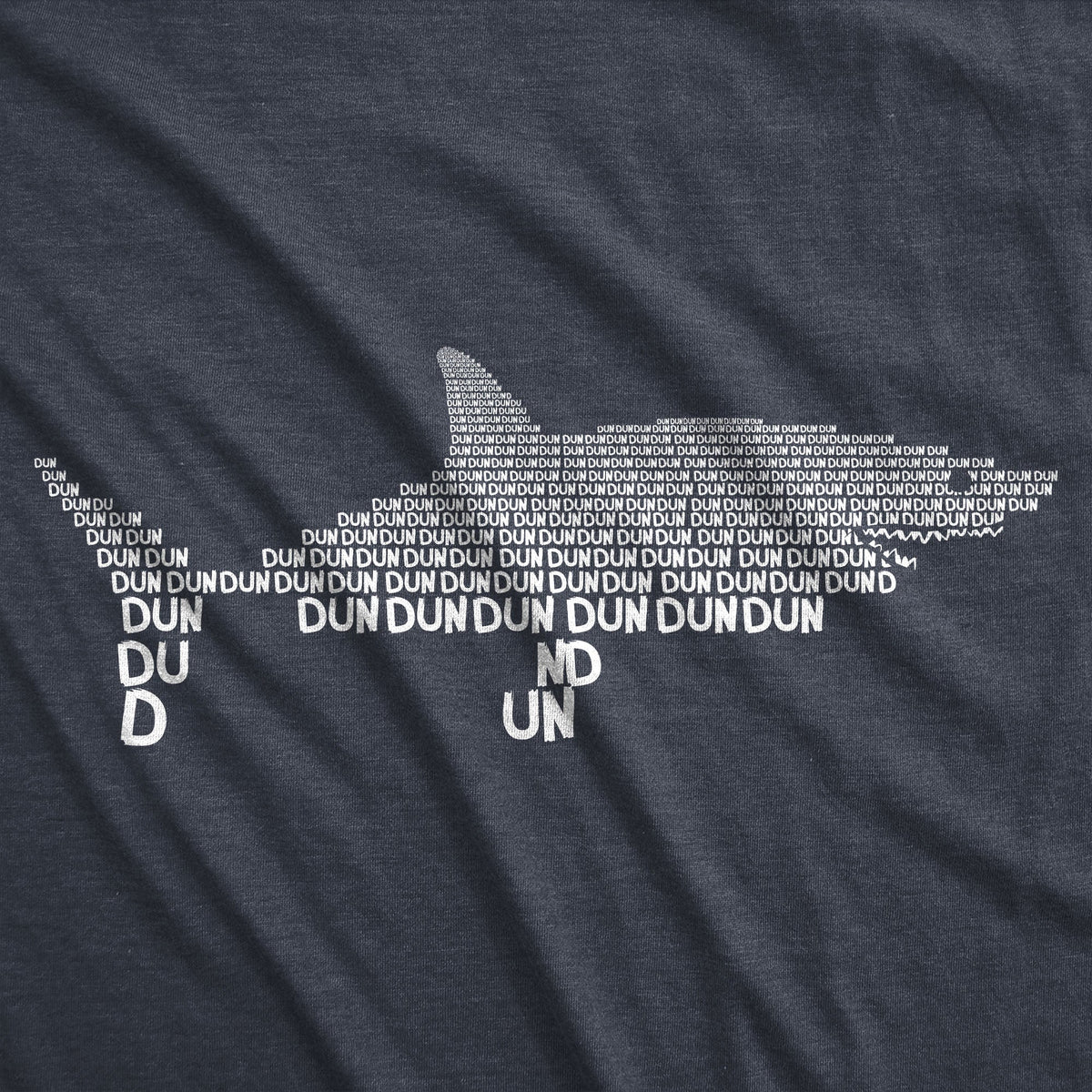 Dun Graphic Shark Text Women's T Shirt product image 3