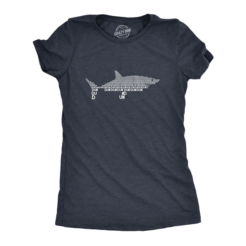 Dun Graphic Shark Text Women's T Shirt product image 5