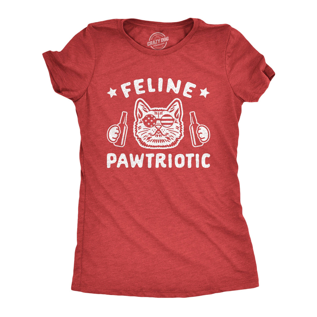 Feline Pawtriotic Women's T Shirt product image 1