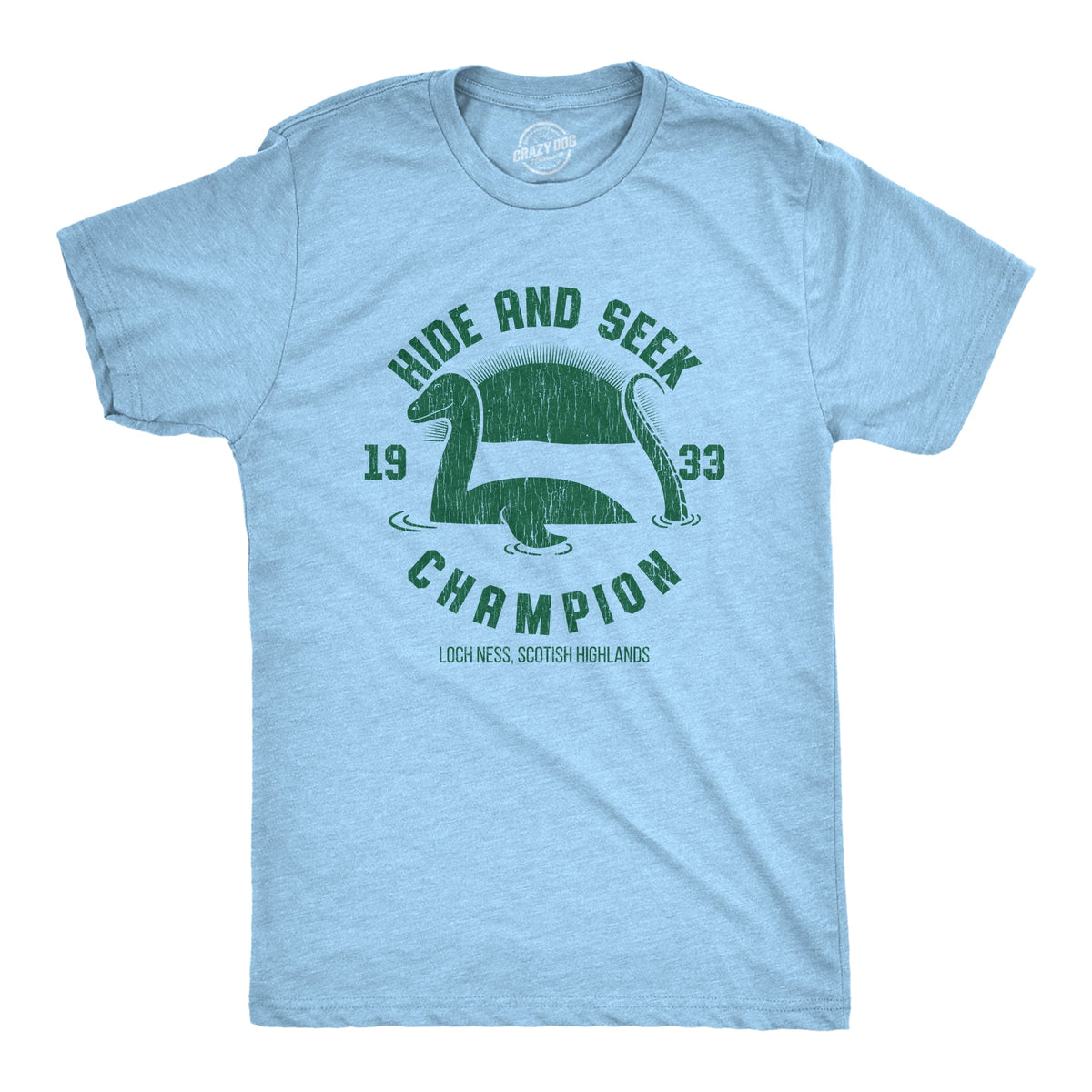 Loch Ness Hide And Seek Champion Men's T Shirt product image 4