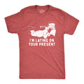 Pssst I'm Laying On Your Present Men's T Shirt product image 1