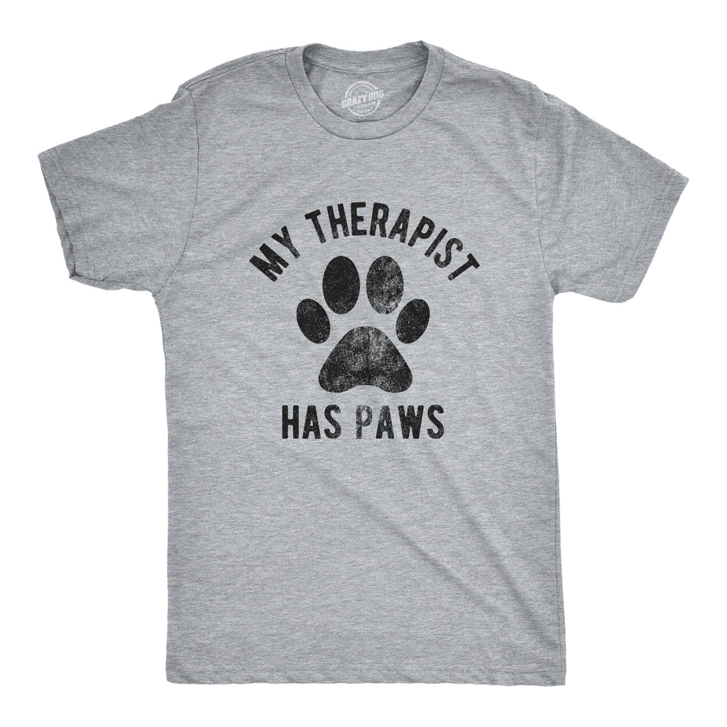 My Therapist Has Paws Men's T Shirt product image 1
