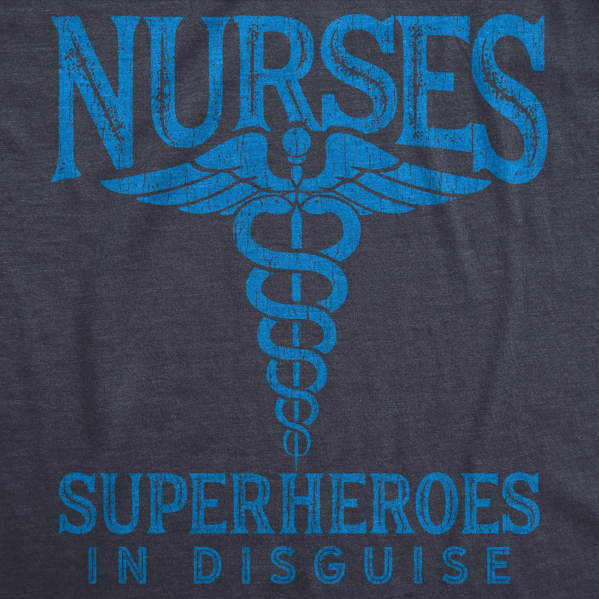 Nurses Superheroes In Disguise Women's T Shirt product image 2