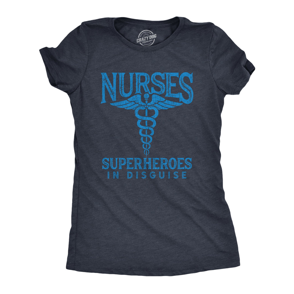 Nurses Superheroes In Disguise Women's T Shirt product image 1