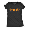 Peace Love Jack-O-Lantern Women's T Shirt product image 1